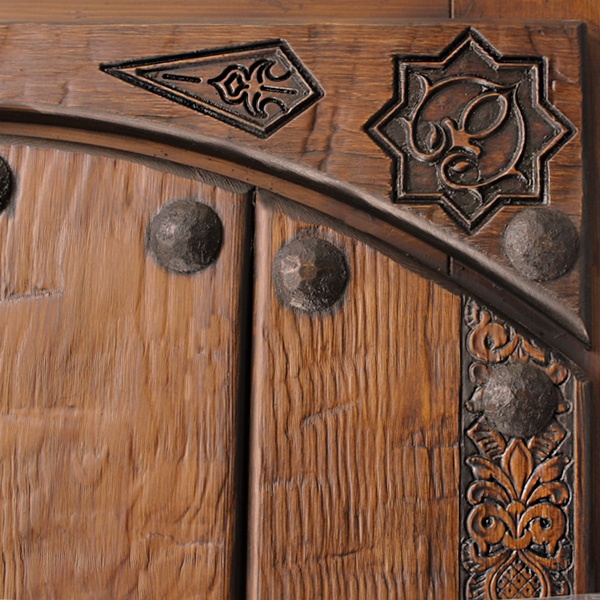 Puerta rústica Aljibe detalles 1